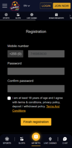 sokabet live casino register